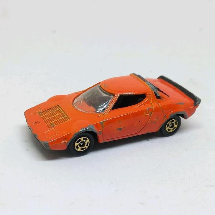 tomica foreign lancia stratos hf no.f27 made in japan loose diecast (s)