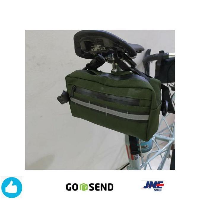 Tas Punggung Waterproof Brompton Tas Saddle Tas Depan Sepeda Lipa