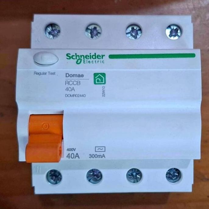 elcb rccb schneider 4p 4phase 63a 300ma