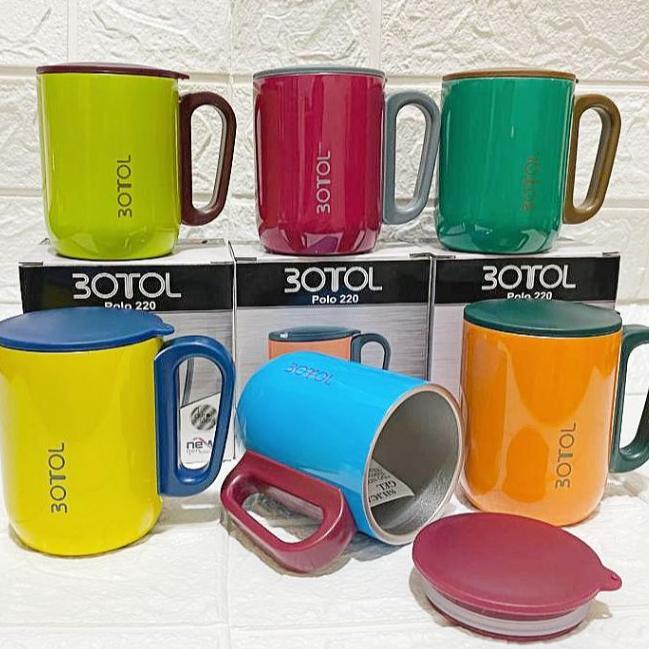 Gelas Dubblin Mug Cangkir Kopi Dubblin Tahan Panas Dingin Stainless Polo 220Ml Tumbler Starbucks