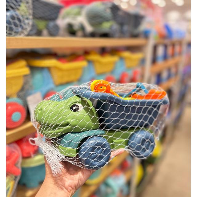 Miniso Sand Toy Mainan Pasir Dino / Dinosaur Series Beach Toy (Beach Car Ser 6Pcs) Filter Bucket