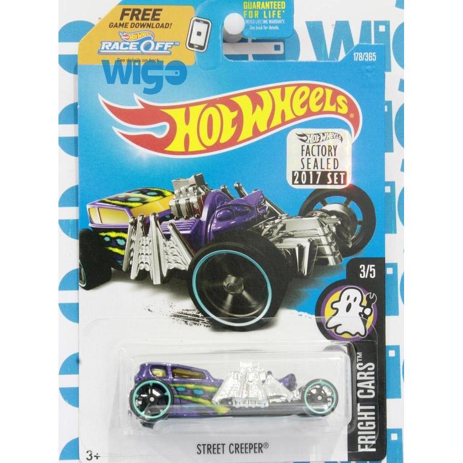Hot Wheels Factory Sealed 2017 Street Creeper ungu