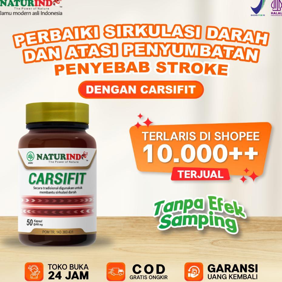 Obat Herbal Stroke Struk Herbal Strok Struk Herbal Pasca Stroke Carsifit Naturindo
