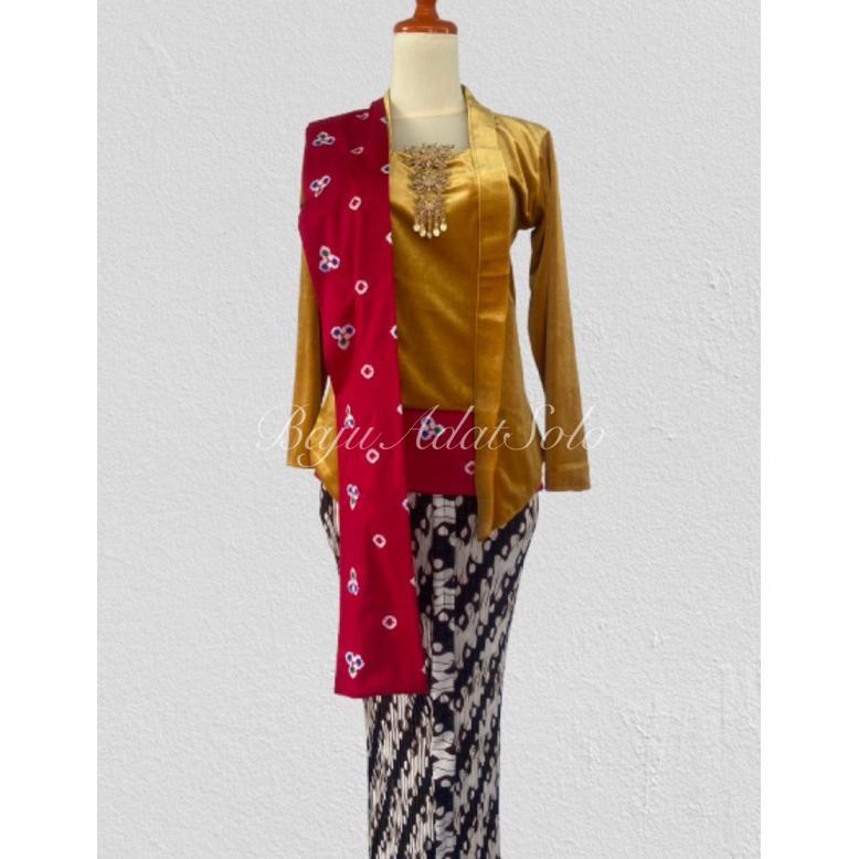 Diskon Kebaya Kutubaru Bludru Set//Kebaya Kutubaru Bludru Polos Lengan Panjang