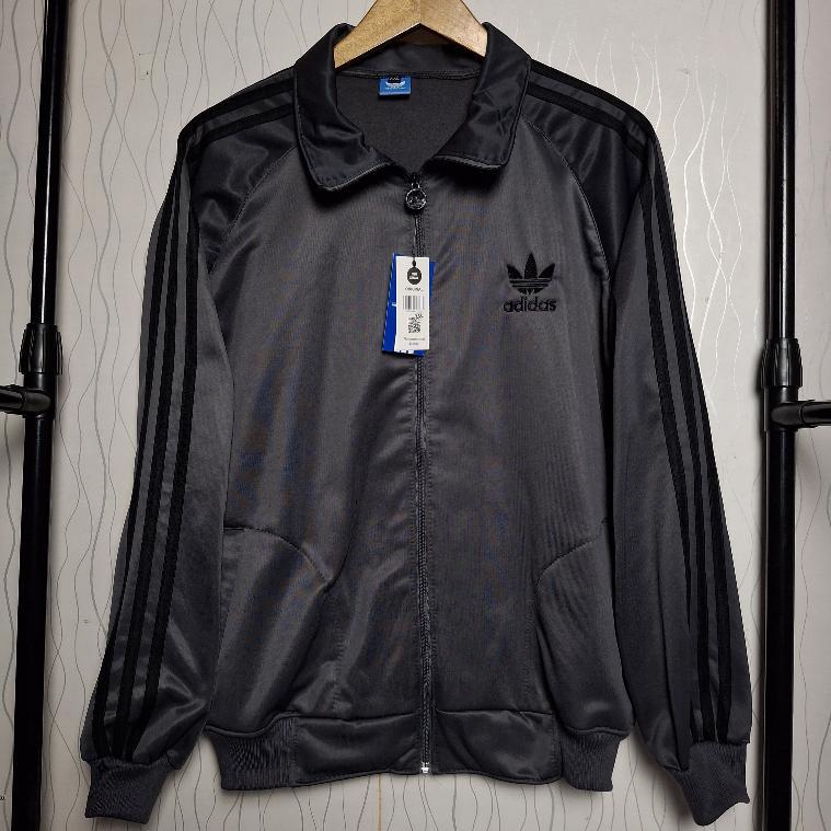 TERLARIS ADIDAS JACKET- JAKET VINTAGE STRIPE 3FOIL CALIFORNIA-TARACTOP JAKET CASUAL PRIA WANITA VIRA