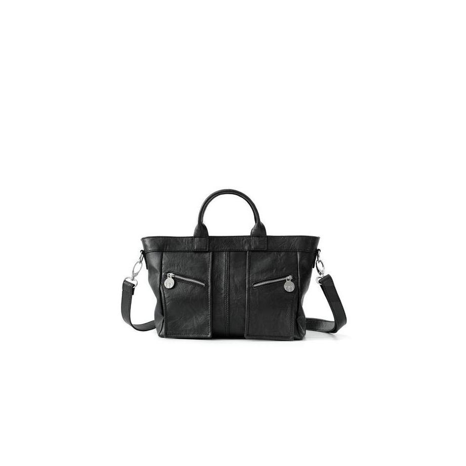 NEW MINI DERRIERE SCIPAPROCK SLING BAG BLACK SYNTHETIC LEATHER ORI