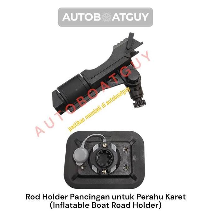 Ready Rod Holder Pancingan untuk Perahu Karet ( Inflatable Boat Rod Holder )