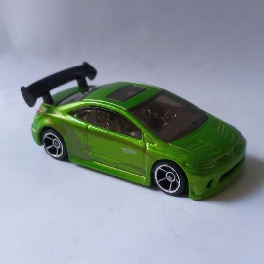 HOTWHEELS HOT WHEELS HONDA CIVIC SI HIJAU 2006 FIRST EDITIONS LOOSE DIECAST (S)