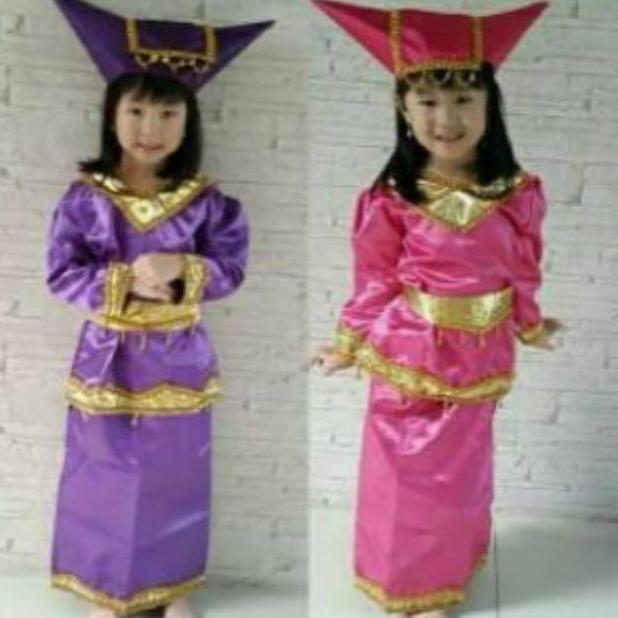Free Ongkir Pakaian Adat Padang Perempuan Anak Tk - Sd / Baju Adat Anak Tk Sd
