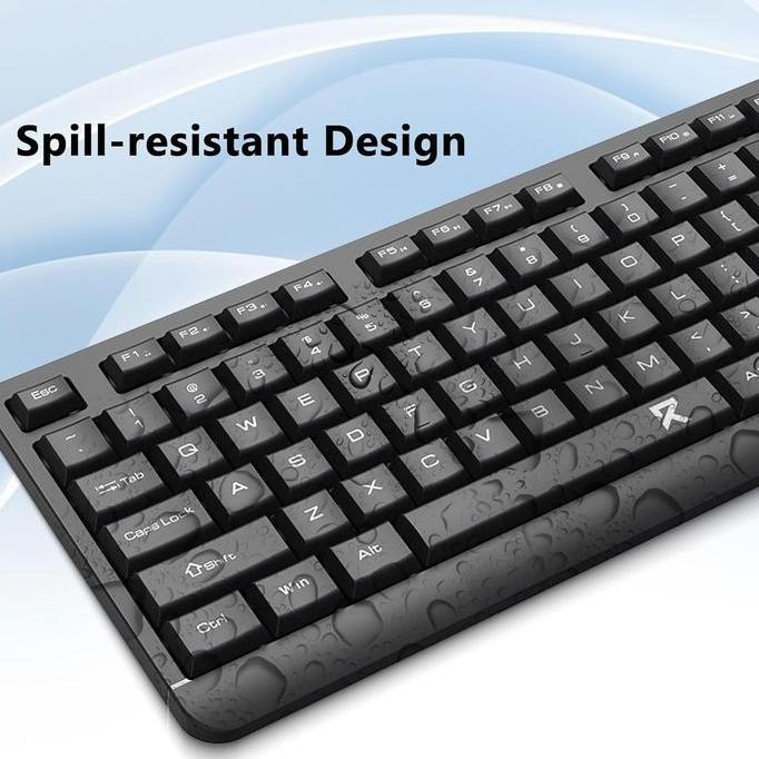 Sale Redragon Bs-7543 Wired Membrane Keyboard & Mouse Office Combo