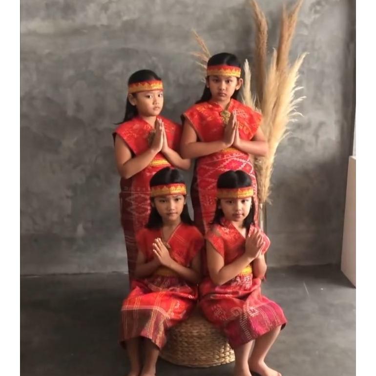 Diskon Baju Menari Adat Batak Anak Perempuan Ulos