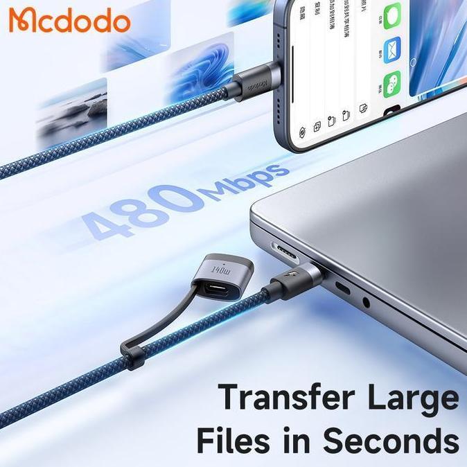 Grosir Mcdodo Kabel Charger 2In1 Type C To Magsafe 3 140W 240W Macbook Air Pro M1 M2 Ca-0140