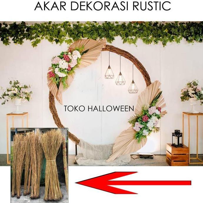 New  AKAR DEKORASI RUSTIC WEDDING DAN LAMARAN BACKDROP