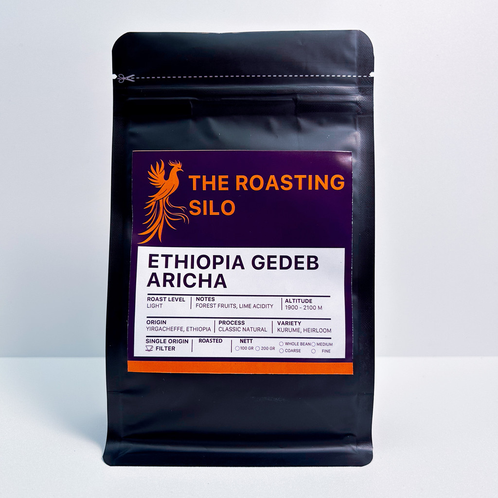 Ethiopia Gedeb Aricha - Biji Kopi Arabika - The Roasting Silo