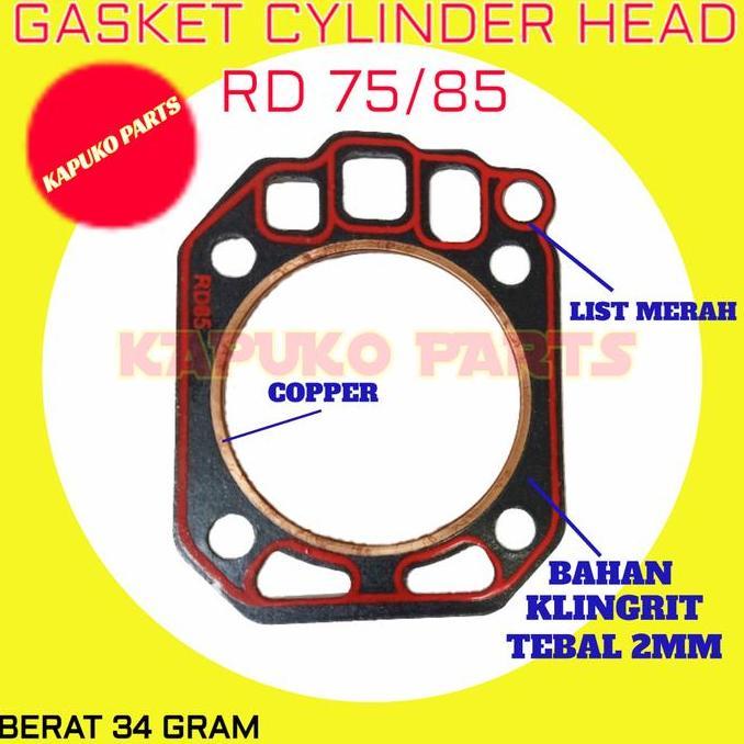 RD 85 GASKET HEAD MESIN DIESEL KUBOTA 8.5 PK