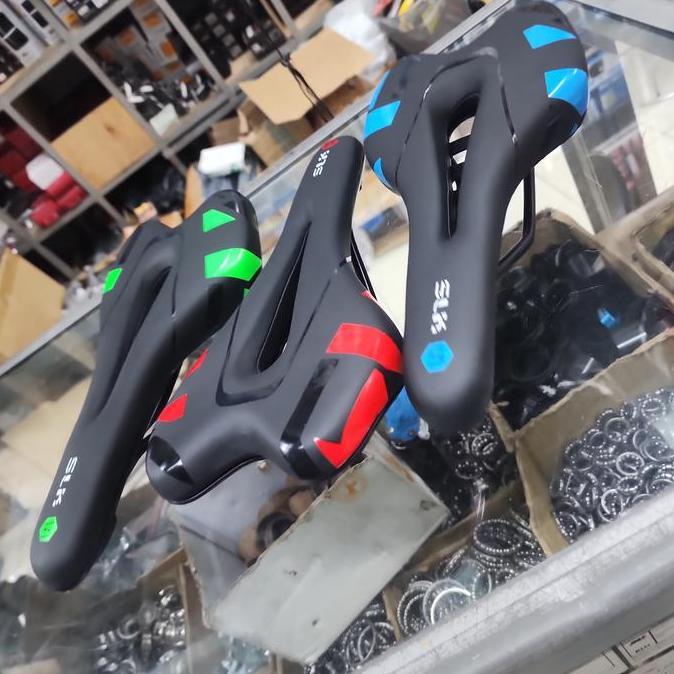 Sadel Gel Tipis Bolong Slk Roadbike Mtb Fixie Bmx