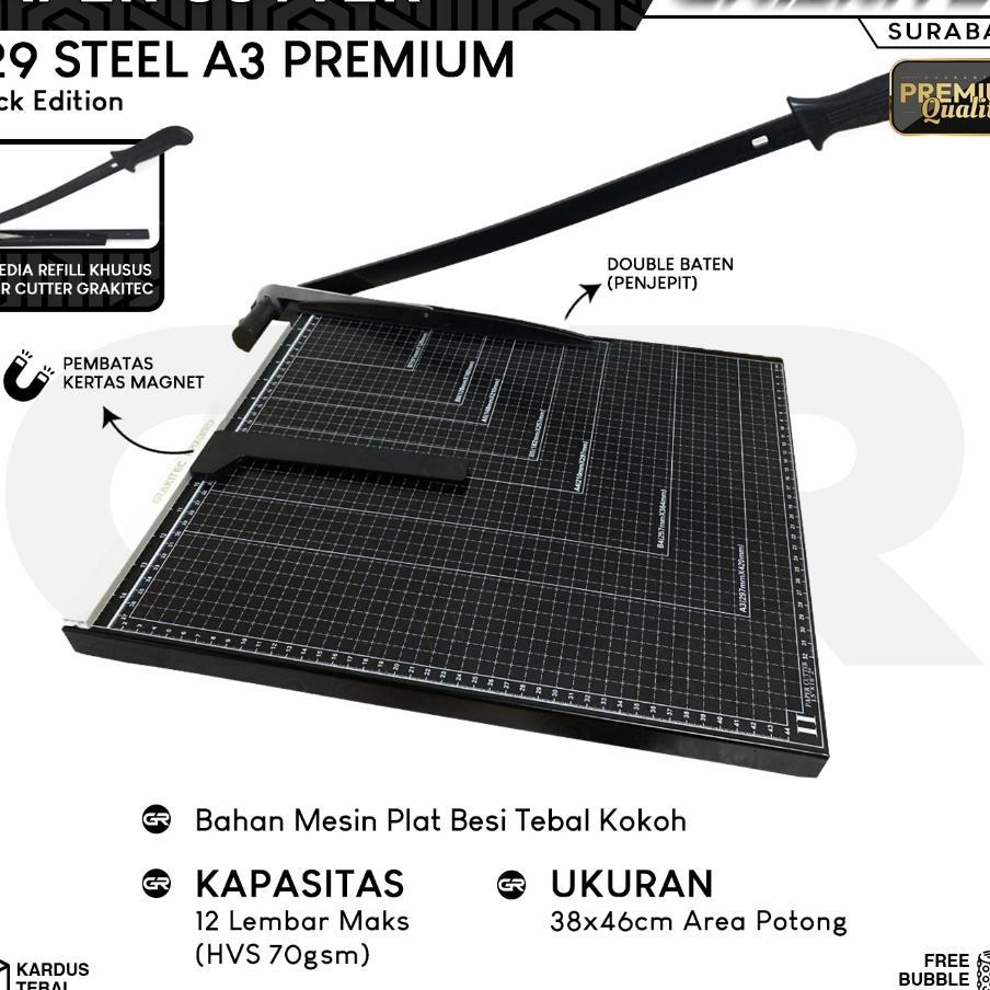 Paper Cutter A3 ( Alat Potong Kertas ) Pemotong Kertas Alat Potong /Mesin Pemotong Kertas