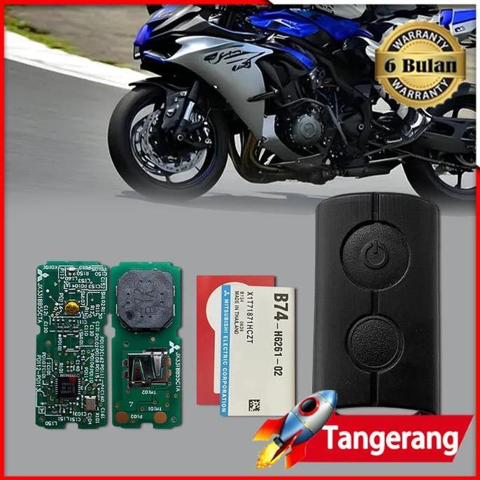 CHONELIO Keyless Kunci Remote / Motorcycle Remote Control Key Chip ID49 433MHZ