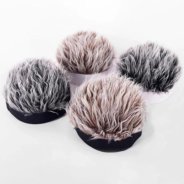 Topi Wig Model Rambut Pendek Pria Wanita Gaya Retro Hip-Hop Topi Wig