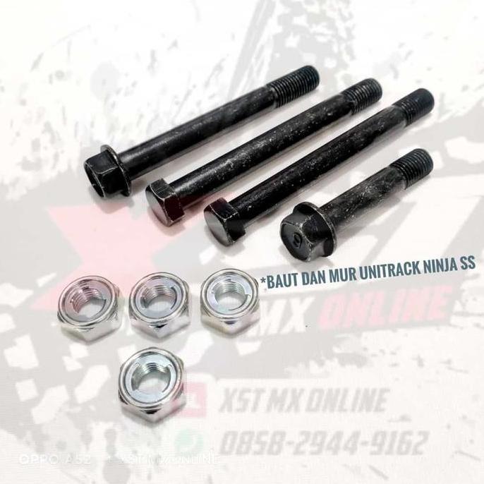 baut dan mur unitrack ninja R 150 original