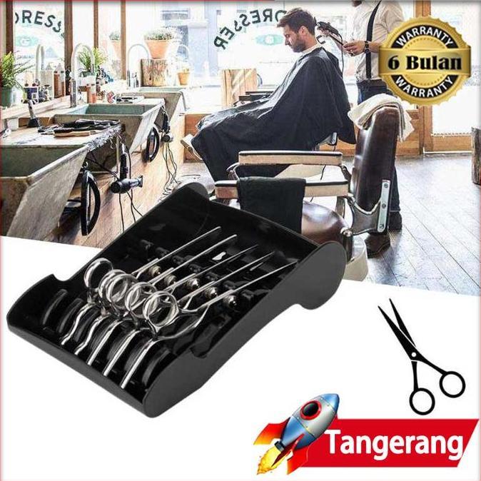 DEFAECO Tempat Gunting Salon Rak Holder Sisir Rambut Organizer Sisir