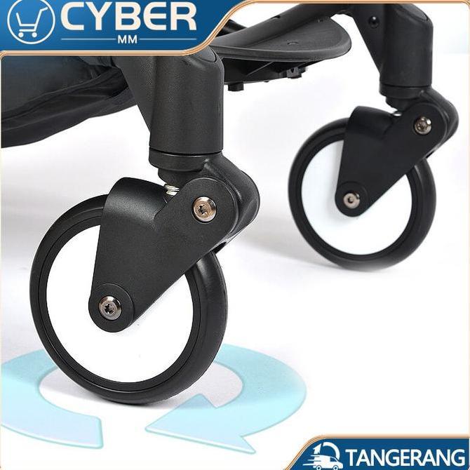 DEFAECO Roda Karet Aksesoris Stroller Bayi 1PC
