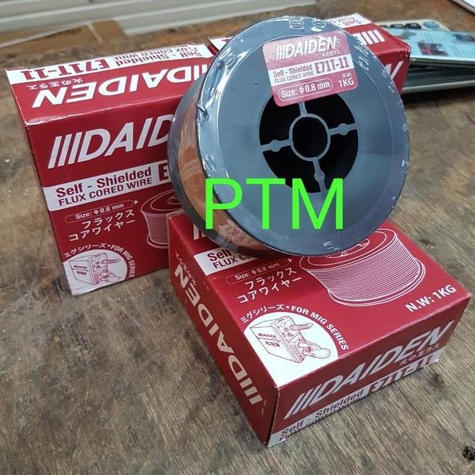 KAWAT LAS FLUX CORE WIRE 0,8MM E71T-11 DAIDEN MIGi 130 REDBO MIG 120