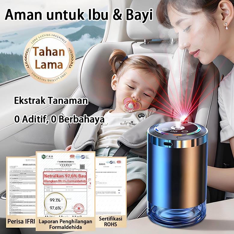 New Product [ Buy 1 Get 1 ] Diffuser Aroma Mobil - Aroma Gardenia Alami , Ekstrak Tanaman 100%,Wangi