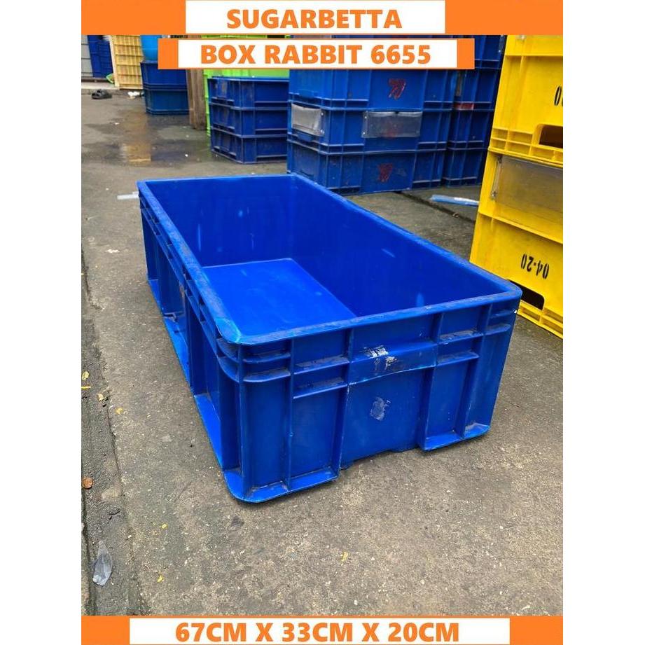 Bak ikan Box Rabbit Container Box Rabbit Plastik Box Perkakas 6655 SS