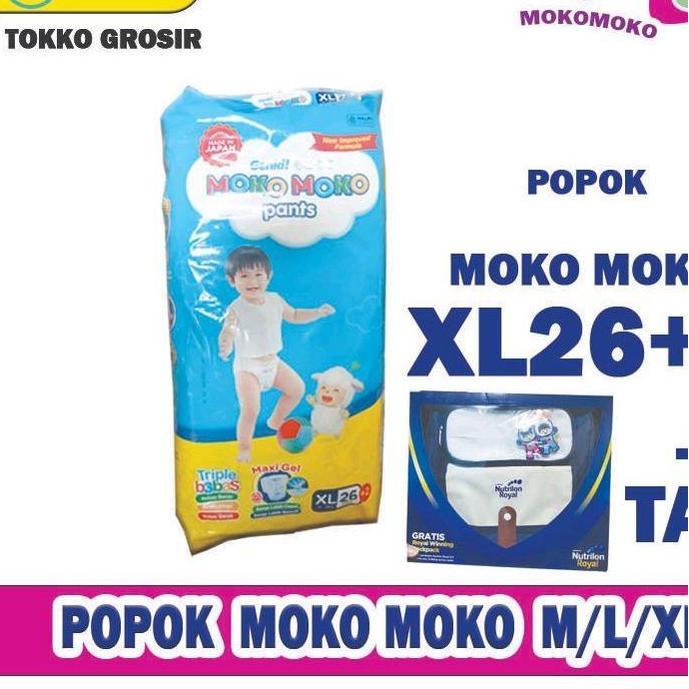 Pannolino- Moko Moko Popok / Diapers /Pampers Murah Bayi