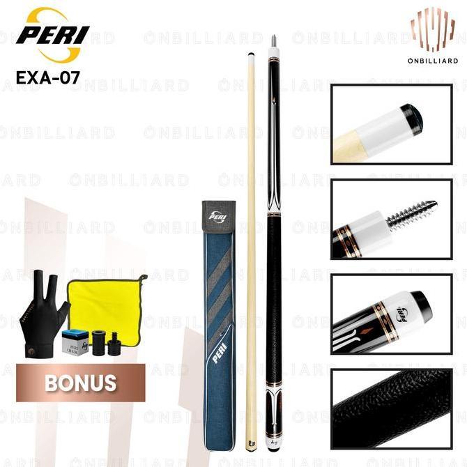 PERI EXA-07 Series Stick Billiard Low Deflection Cue Stick Play Billiard Shaft P20 Maple 12.5mm