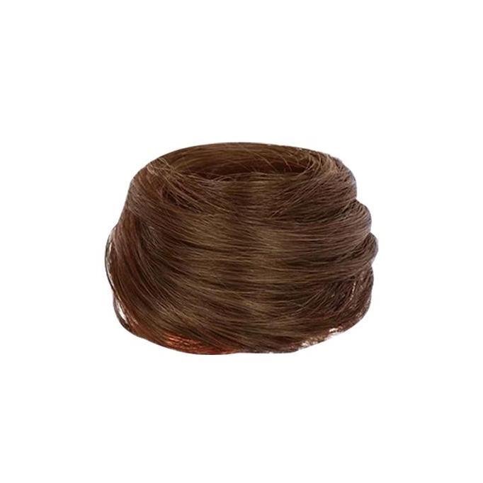 Capelli- Ikat Rambut Wig Rambut Sanggul Bulat Rambut Palsu Cepol Palsu Bervolume Sanggul Bulat Serut