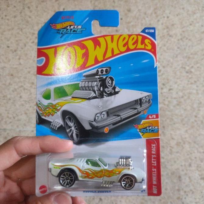 hot wheels rodger dodger putih