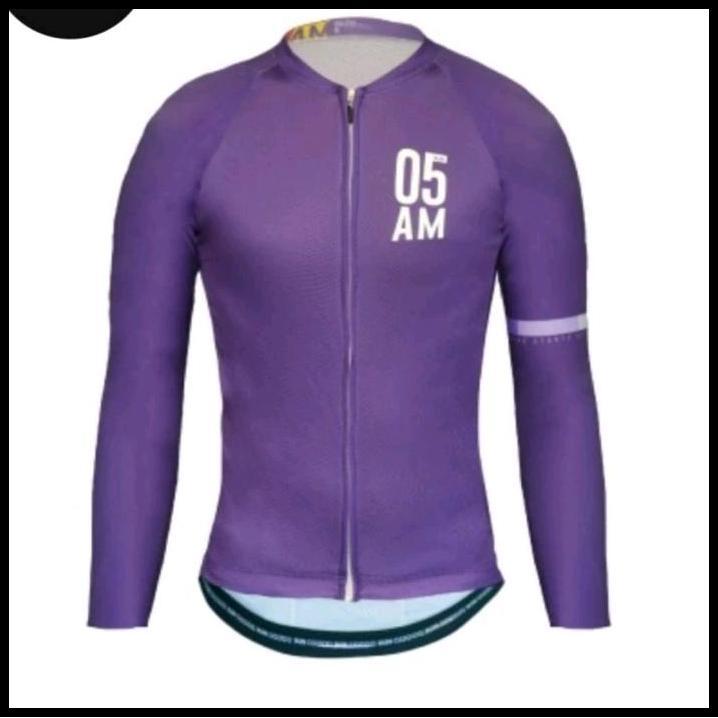 HOT DEAL [COD] JERSEY SEPEDA SUB JERSEY 05AM PURPLE LENGAN PANJANG ORIGINAL S 