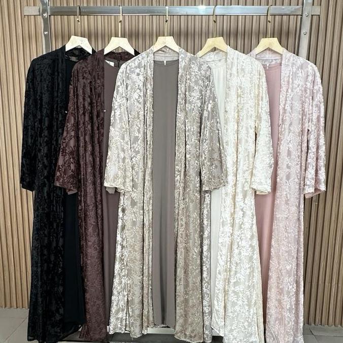 sipeno_store - balqis dress / dress 2 in 1 / inner dan outer / gamis wanita