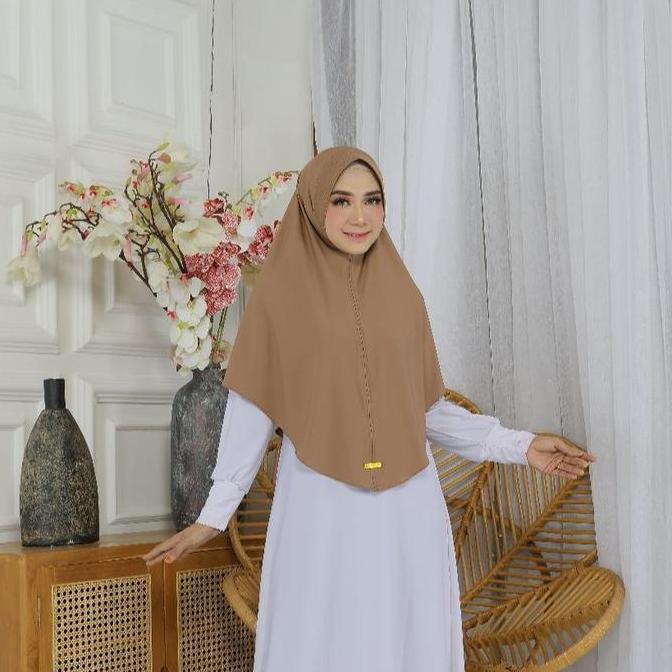 Chiusura- Muhajirin Hijab Instan Kerudung Bergo Shaquila Jersey Premium Lembut Size L Hijab Instan K