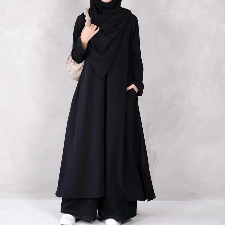 ORIGINAL NOURA DRESS /ABAYA LESTI/GAMIS REMAJA TERBARU/DRESS POLOS OOTD VIRAL LONG TUNIK