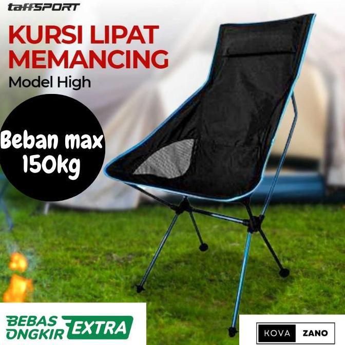 NEW Kursi Lipat Memancing Folding Fishing Chair High and Low up to 150KG