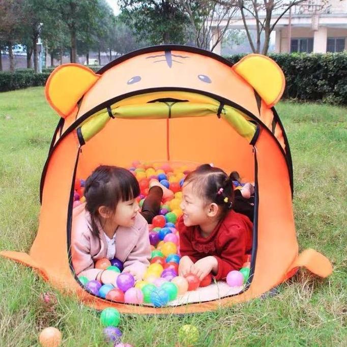 TERLARIS TENDA ANAK KARAKTER TER - TENDA CAMPING LIPAT MAINAN RUMAH PERMAINAN ANAK 182X96X82CM UNTUK