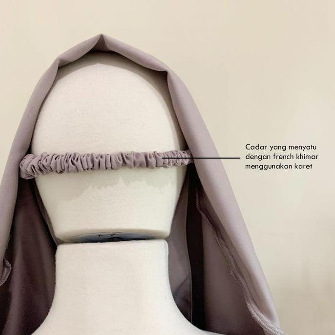Chiusura- Maslaha Niqab Madeena French Khimar Bordir  Long Fk Instant Umroh Haji  Shamira Stretch | 