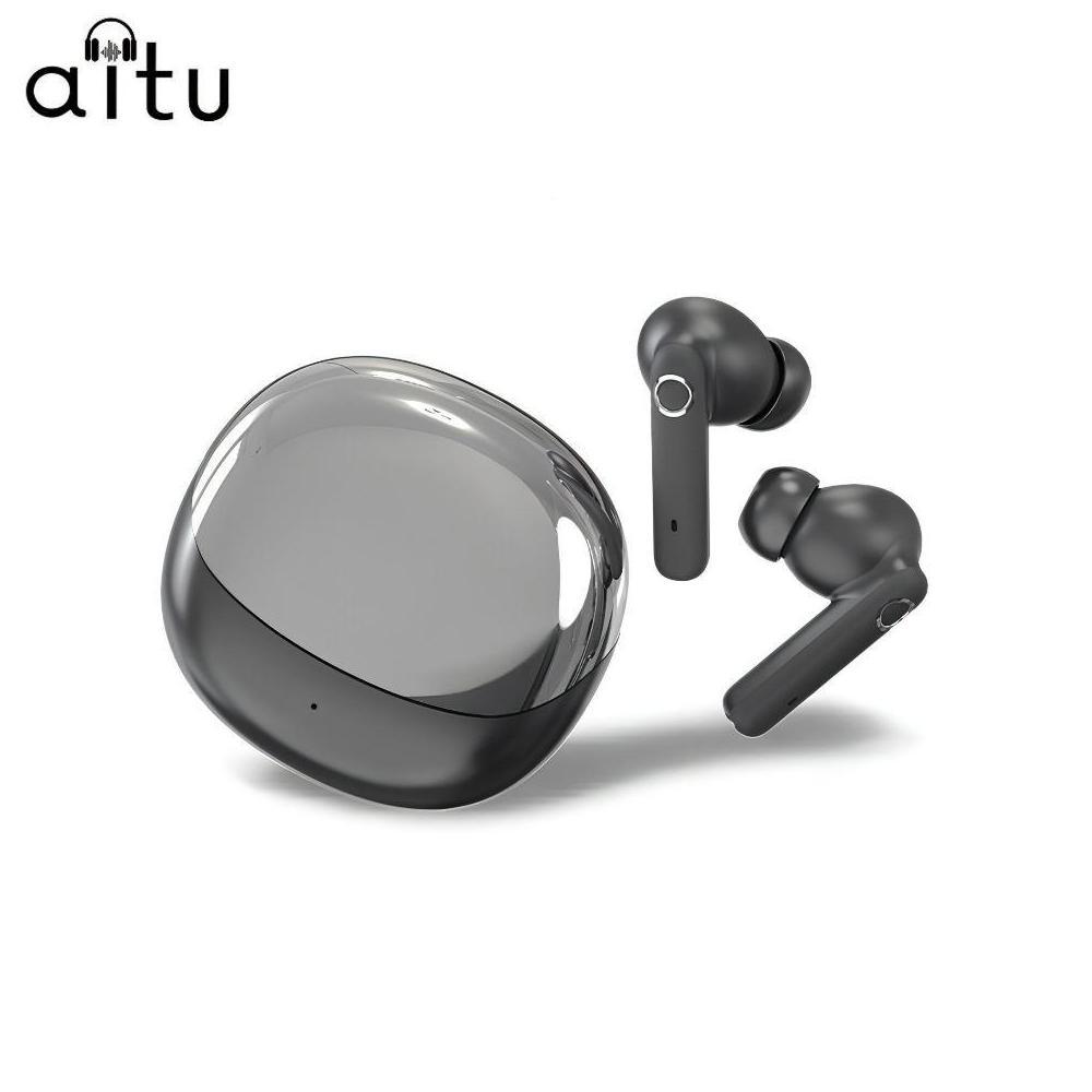 NEW Aitu S12 Earphone TWS Headset Bluetooth V5.4 Gaming Music Mini Version [terbaik][terlaris]