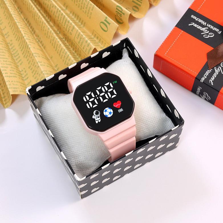 EXCLUSIVE [KEDAIMAINAN] [JA08] JAM TANGAN LED DIGITAL PRIA WANITA RUBBER ELECTRONIC FASHION COUPLE A