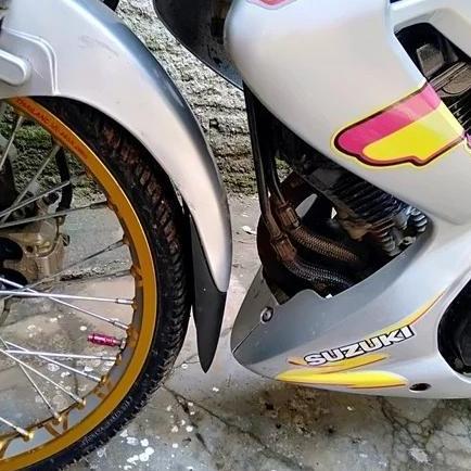 Aksesoris satria fu 150 Sambungan Spakbor depan satria fu