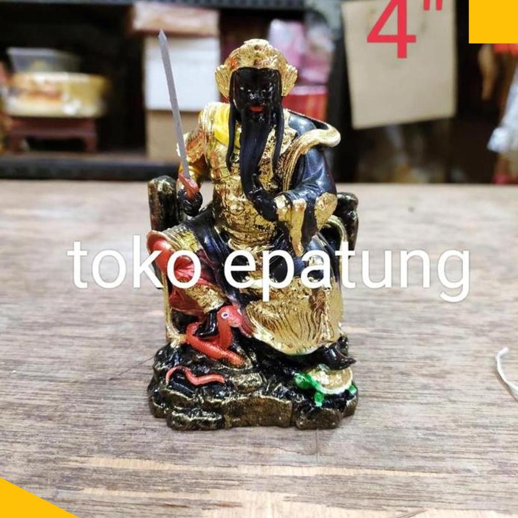 Patung Hian Tian Shang Ti Hian Tien Siong Tek Kong 4 Inch Fiber