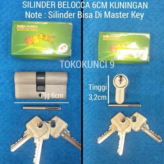 Silinder Kunci Pintu Kuningan merk Belocca