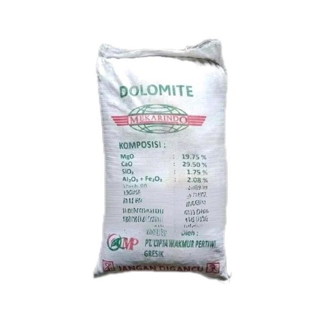 Kapur Pertanian Dolomit 50 Kg -karung Kapur dolomit Repack kapur tanaman tambak ikan udang Pupuk Dol