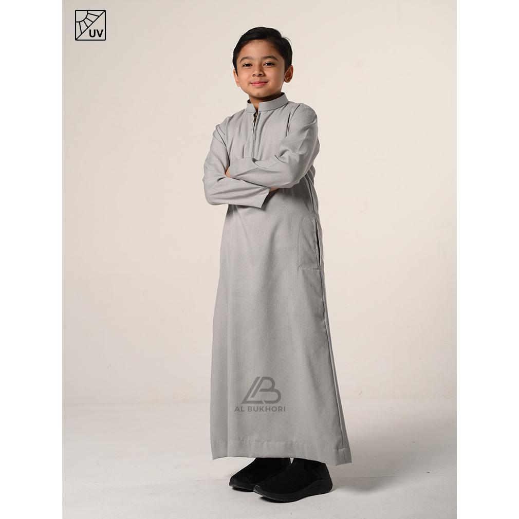 Recommended Al Bukhori - Anti Uv Jubah Anak Gamis Laki Laki Thobe Premium 4 - 12 Tahun Lengan Panjan