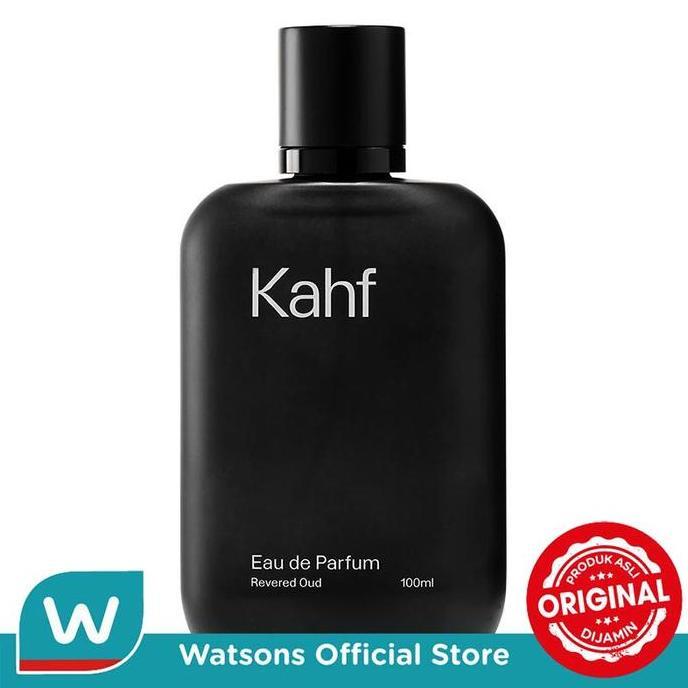 Kahf Eau de Parfum Revered Oud 100 ml - Parfum Pria Wangi Tahan Lama - EDP Kahf