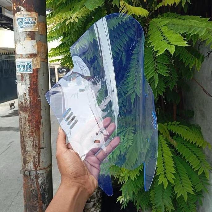 VISOR NMAX OLD MODEL V2 SIRIP BAHAN FULL AKRILIK WINDSHIELD NMAX OLD TDR V2 SIRIP