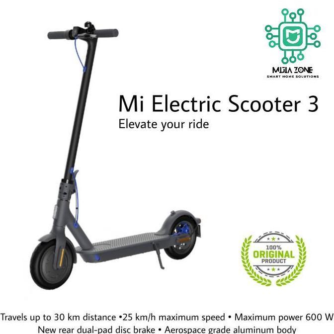 TERLARIS XIAOMI ELECTRIC SCOOTER 3 - KICK SCOOTER 3 MIJIA